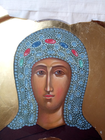 Рукописная икона.