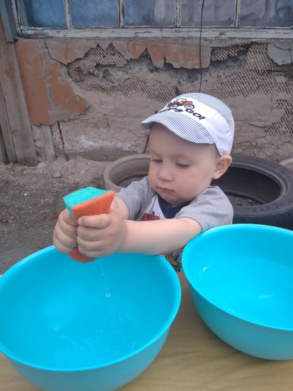 И снова игры с водой💦