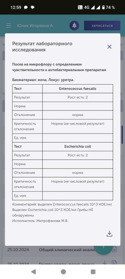 Анализы