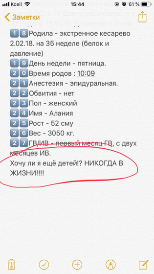 Нашла свою анкету родов???