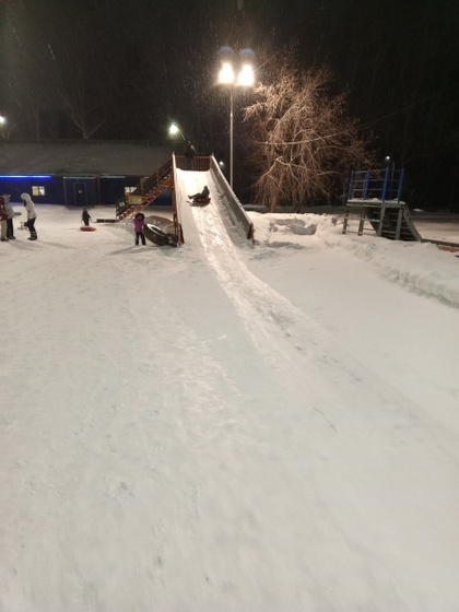 Снежок такой красивый
