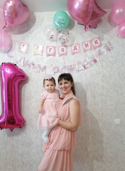 Доченьке годик!16.03.2023