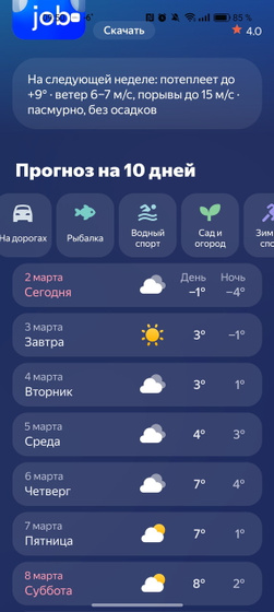 Погода такая резкая