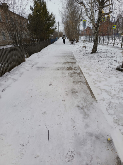 В городе Н снова снег