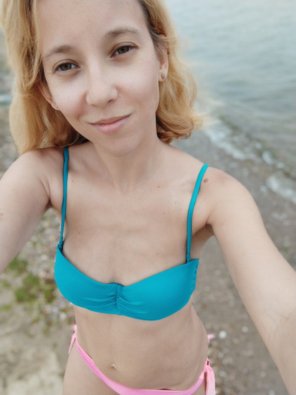 Сходили вечером на море