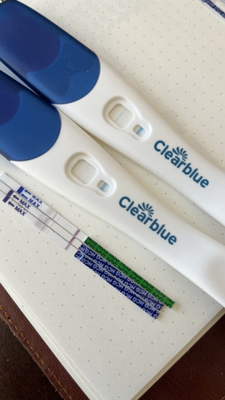Есть вероятность, что на clearblue не реагент