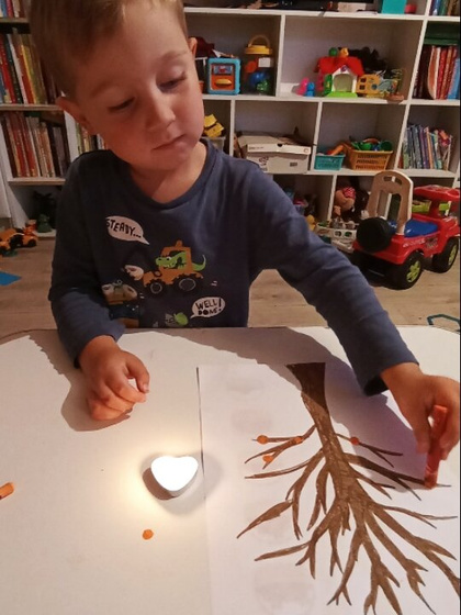 Рисование со свечой🕯️