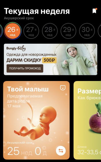 25 недель