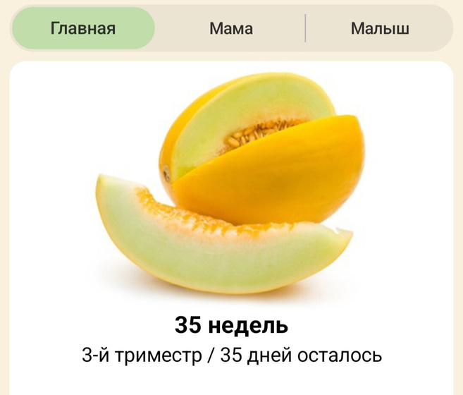 35 недель ❤