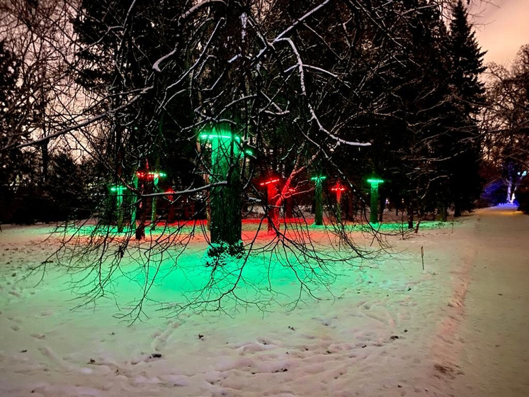 Съездили в сад света
