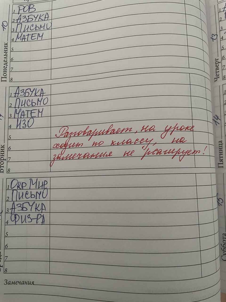 Подскажите меры воздействия