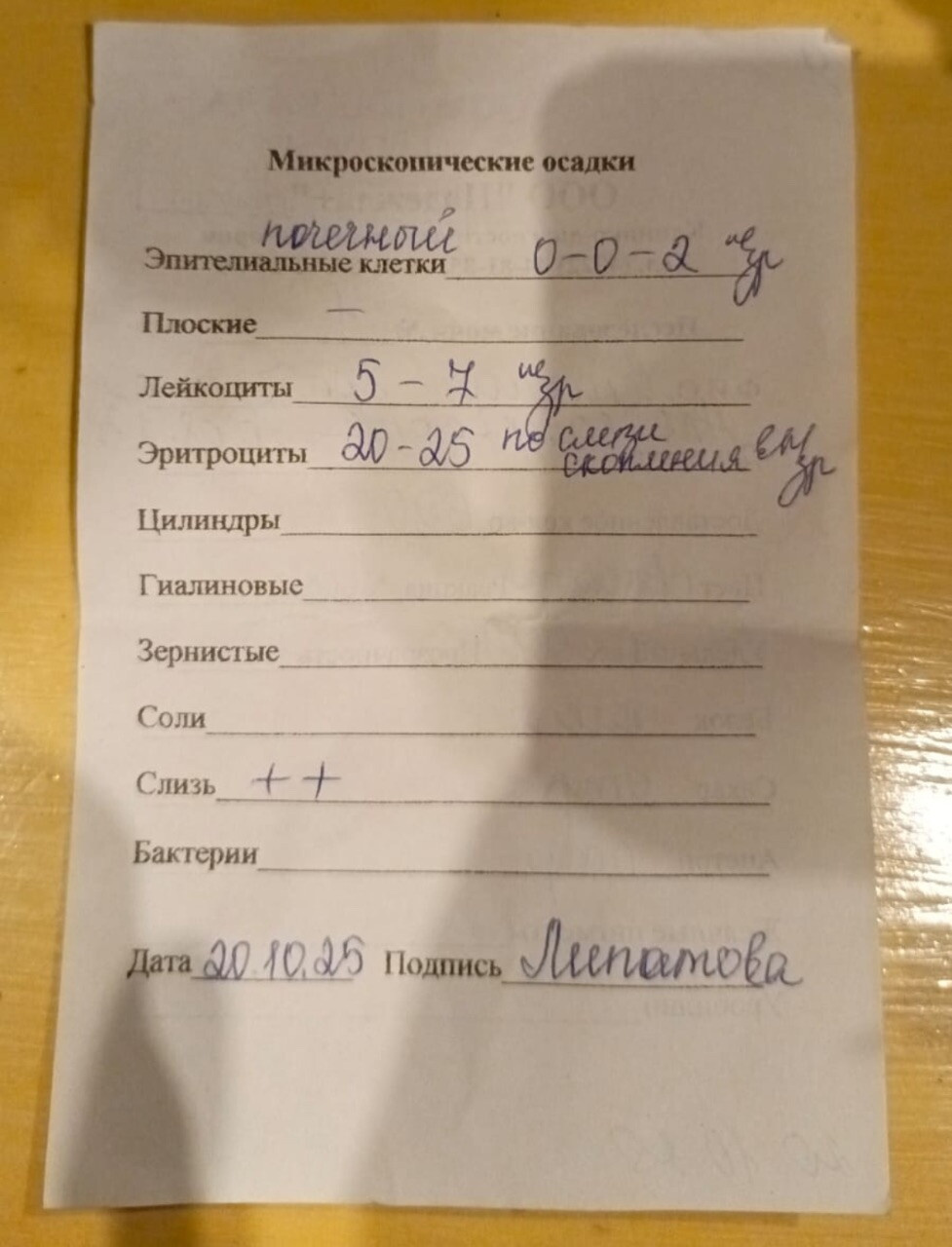Очень переживаю, моча у дочки 2 г эритроциты 25 аж, лейкоциты 7